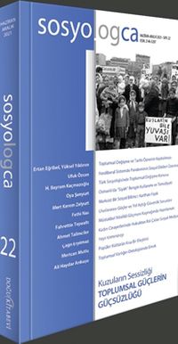 Sosyologca Dergisi Sayı:22 Ocak 2022