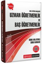 2022 Milli Eğitim Bakanlığı Uzman Öğretmenlik ve Baş Öğretmenlik Sınavı Hazırlık Konu Anlatımlı Soru
