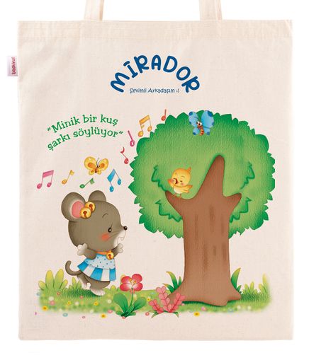 Askılı Bez Çanta - Mirador - Minik Kuş