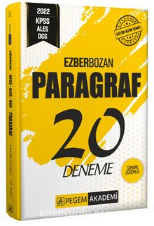 2022 KPSS ALES DGS Ezberbozab Paragraf 20 Deneme - Kolektif