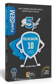 2022 Farklı İsem 5. Sınıf Fen Bilimleri Tamamı Çözümlü 10 Fasikül Denem - Emel Bilici Güner