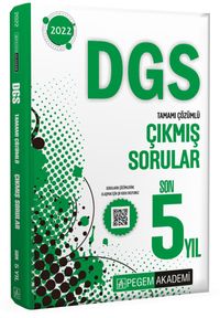 2022 DGS Tamamı Çözümlü Çıkmış Sorular Son 5 Yıl