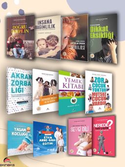 Çocuk Gelişimi ve Aile Eğitimi Seti (12 Kitap)& Aileler ve Eğitimciler İçin 