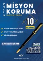 Polis Misyon Koruma Sınavına Hazırlık 10'lu Deneme