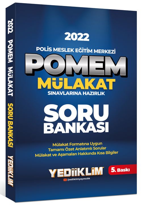 2022 POMEM Mülakat Sınavlarına Hazırlık Soru Bankası 