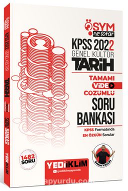 2022 KPSS Genel Kültür Ösym Ne Sorar Tarih Tamamı Video Çözümlü Soru Bankası 
