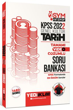 2022 KPSS Genel Kültür Ösym Ne Sorar Tarih Tamamı Video Çözümlü Soru Bankası 