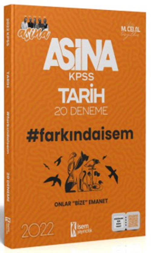 2022 KPSS Aşina Tarih 20 Deneme