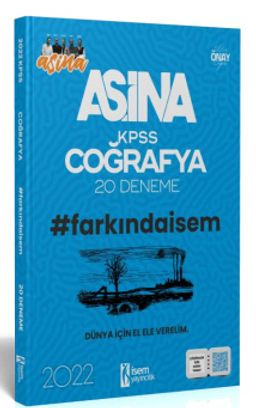 2022 KPSS Aşina Coğrafya 20 Deneme