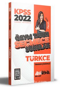 2022 KPSS Türkçe ÖSYM Tarzı Seçmece Sorular Tamamı Çözümlü Soru Bankası - Ceren Ertopçu