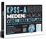 KPSS A Grubu Medeni Hukuk Video Ders Notları