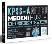 KPSS A Grubu Medeni Hukuk Video Ders Notları - Eyüp İpek