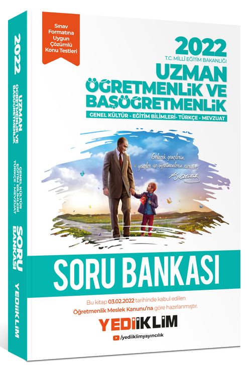 2022 MEB Uzman Öğretmenlik ve Başöğretmenlik Soru Bankası  