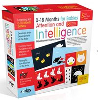 0-18 Month for Babies Attention and Intelligence Development Game Cards