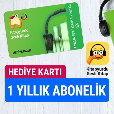 Kitapyurdu Sesli Kitap 1 Yıllık Abonelik / Hediye Kartı