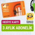 Kitapyurdu Sesli Kitap 3 Aylık Abonelik / Hediye Kartı