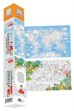 Big Mandala - Giant Size World and Dinosaurs - Giant Size Forest Kingdom