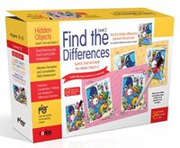 Find the Differences-2 (Level 2) - Search, Find and Mark the Hidden Objects-2 - Ages 2-5