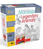 Mandala, Legandary Animals - For All Ages From 7 To 70 - A12-piece-colored Pencil Set is Included