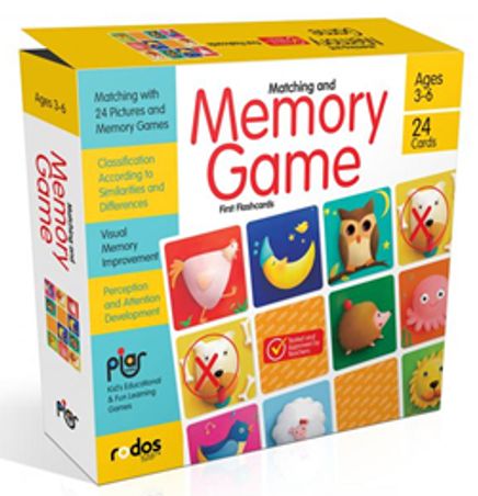 Matching and Memory Game - First Flashcards - Ages 3-6