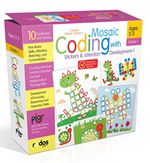 Mosaic Coding with Stickers - Attention Development-1 -Grade-Level 1 - Creative Mosaic Stickers-1 - Ages 2-5
