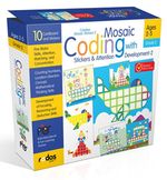 Mosaic Coding with Stickers-Attention Development-2 - Grade-Level 2 - Creative Mosaic Stickers-2 - Ages 2-5