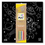 Funny Mat - Black Uzay (Tebeşirli)