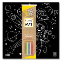 Funny Mat - Black Uzay (Tebeşirli)