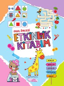 Okul öncesi Etkinlik Kitabım / Robotik Kodlama ve Dikkat Geliştirme (Çift Taraflı Kitap)
