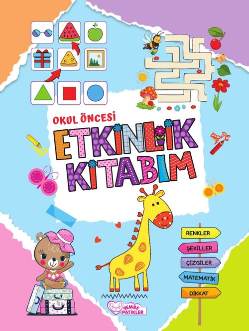 Okul öncesi Etkinlik Kitabım / Robotik Kodlama ve Dikkat Geliştirme (Çift Taraflı Kitap)