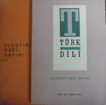 Türk Dili Eleştiri Özel Sayısı (2 CİLT) (2-A-37)