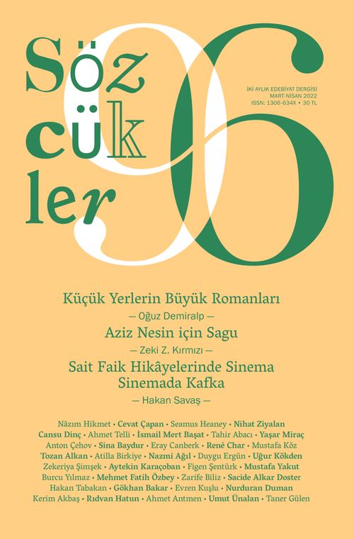 Sözcükler İki Aylık Edebiyat Dergisi Sayı:96 Mart-Nisan 2022