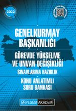 2022 Genelkurmay Başkanlığı Görevde Yükselme Konu Anlatımlı Soru Bankası