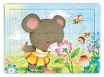 Mirador Çiçekleri Kokluyor Ahşap Puzzle 35 Parça (XXXV-45)