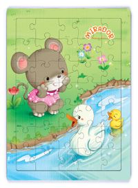 Mirador Ördekleri İzliyor Ahşap Puzzle 35 Parça (XXXV-40)