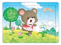 Mirador Ormanda Eğleniyor Ahşap Puzzle 35 Parça (XXXV-39)