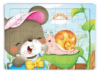 Mirador ve Arkadaşı Salyangoz Ahşap Puzzle 35 Parça (XXXV-35)