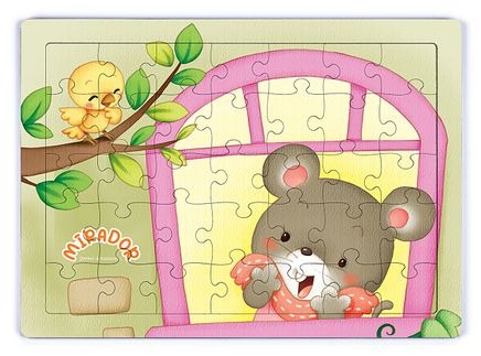 Miradorun Harika Günü Ahşap Puzzle 35 Parça (XXXV-34)