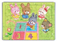 Mirador Çimenlerde Oynuyor Ahşap Puzzle 54 Parça (LIV-29)