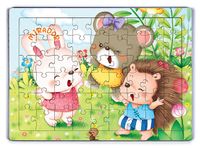 Mirador ve Arkadaşları Eğleniyor Ahşap Puzzle 54 Parça (LIV-43)