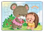Mirador ve Arkadaşı Kirpi Ahşap Puzzle 54 Parça (LIV-42)