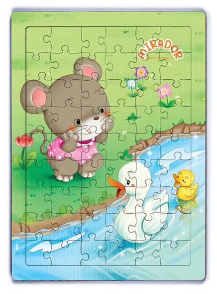 Mirador Ördekleri İzliyor Ahşap Puzzle 54 Parça (LIV-40)