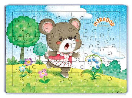 Mirador Ormanda Eğleniyor Ahşap Puzzle 54 Parça (LIV-39)