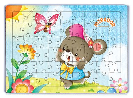 Mirador ve Kelebek Ahşap Puzzle 54 Parça (LIV-36)