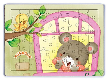 Miradorun Harika Günü Ahşap Puzzle 54 Parça (LIV-34)