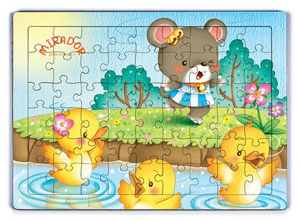 Mirador Ördeklerle Dans Ediyor Ahşap Puzzle 54 Parça (LIV-31)
