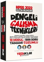 2022 KPSS Eğitim Bilimleri Tüm Dersler Tamamı Çözümlü 10 Modül- 1500 Soru Dengeli Çalışma Teknikleri