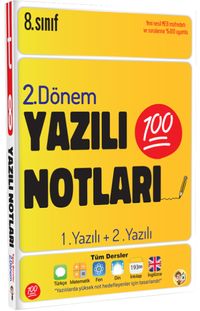 8. Sınıf Yazılı Notları 2. Dönem 1 ve 2. Yazılı