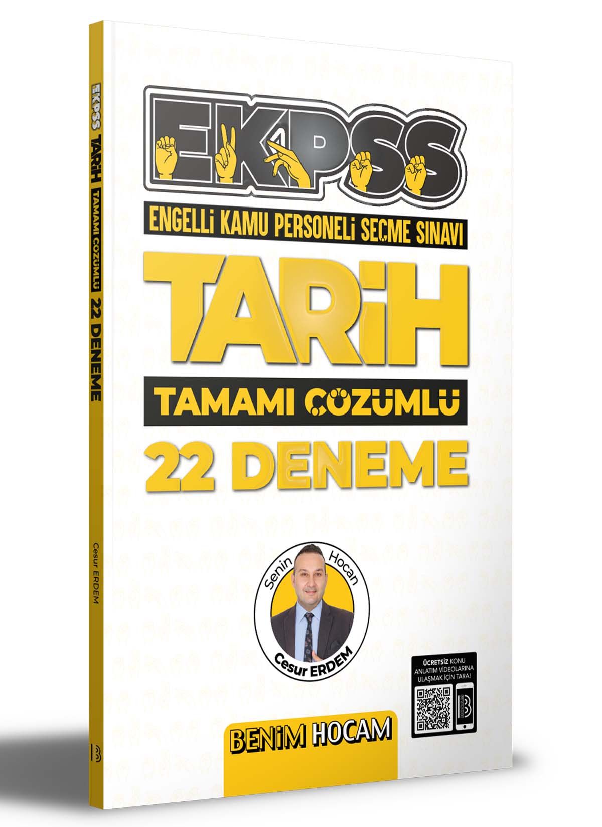 2022 EKPSS Tarih Tamamı Çözümlü 22 Deneme (Cesur Erdem) Fiyatı