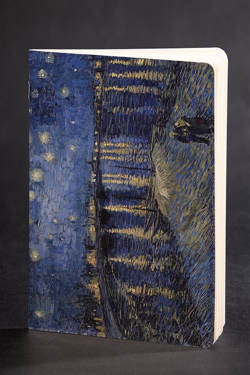 Akıl Defteri - Ressamlar Serisi - Rhone Üzerinde Yıldızlı Gece - Vincent van Gogh